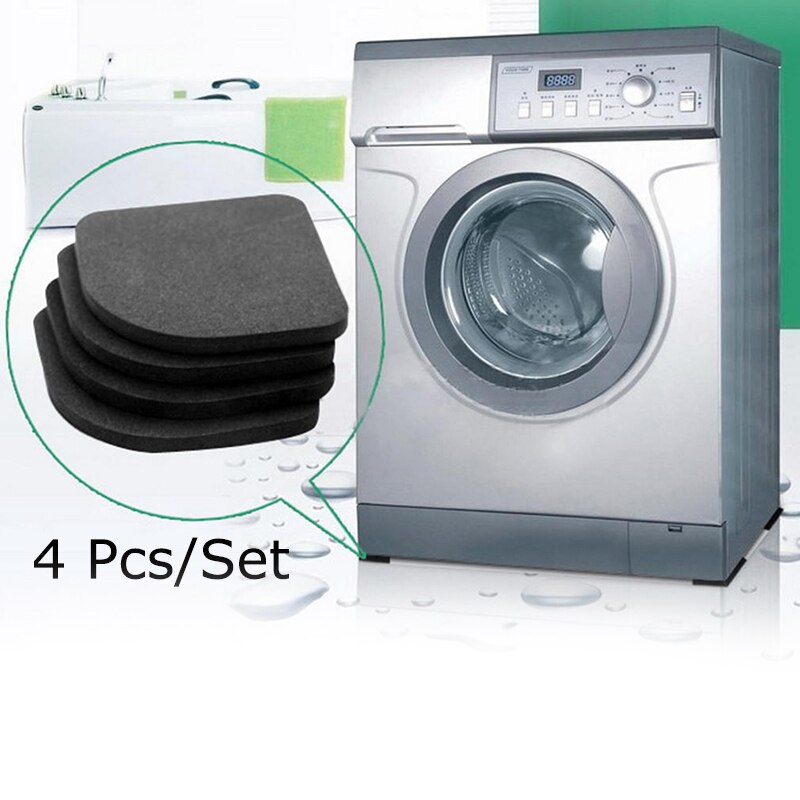 4Pcs Washing Machine Shock Pads Non-slip Mats Refrigerator Anti-vibration Pad #256647
