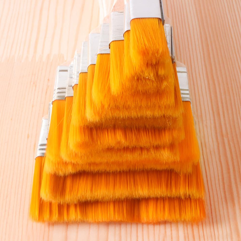 Pinceaux grand pinceau grande surface pour peinture à l'huile taches vernis colles et Gesso outils de nettoyage de copeaux à domicile