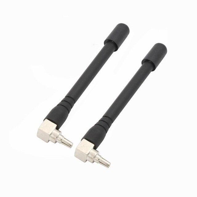 Antena Wifi 4G Antenne Lte Antenne 3G 9dBi TS9 Connector 2 Stuks Externe Antenas CRC9 Voor Huawei E5573 e8372 E3372 Modem Router: black CRC9 male