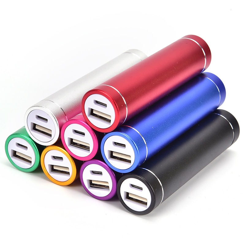 Bærbar diy 2600 mah ekstern usb power bank box batteri 18650 batterioplader til mobiltelefon (intet batteri)