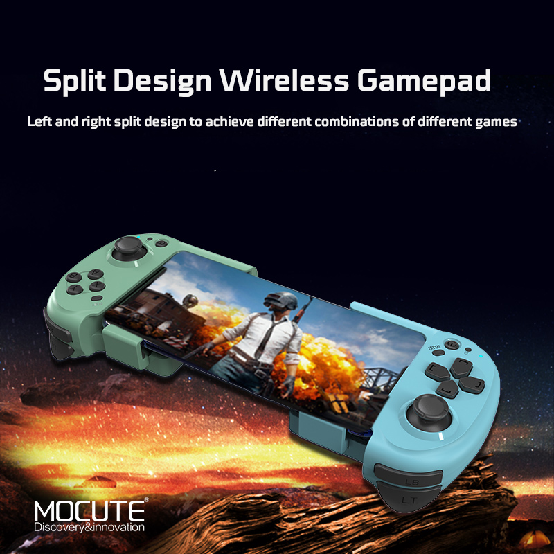 Mocute 061 Gamepad Draadloze Bluetooth Links Rechts Split Game Controller Type-C Gaming Draagbare Joystick Gamepads Voor Android-Pc