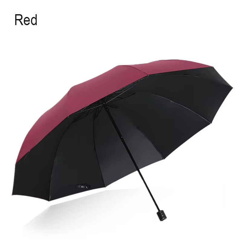 130 cm/51,18 Zoll Zehn-Knochen-Regenschirm, wasserdicht, winddicht, manuell, große Regenschirme, verstärkter UV-Schutz: green
