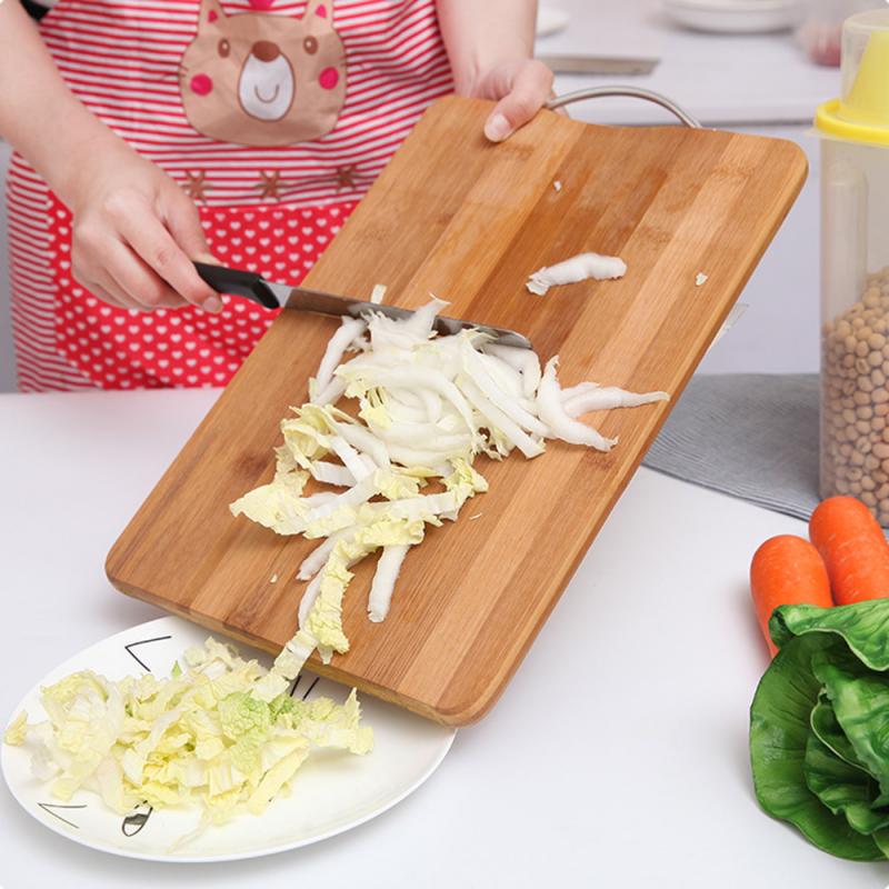 Tabla de corte de madera duradera de bambú tabla de cortar bambú tapete bloque de cortar grueso tablas de cortar cosas de cocina