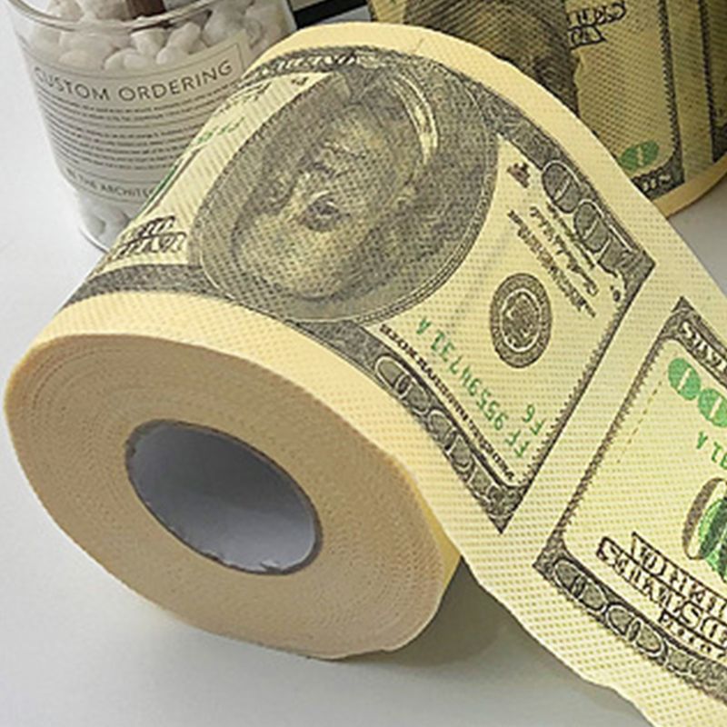 Grappig Gedrukt Patroon Thuis Bad Wc 2-ly Papier Houtpulp Tissue Decoratie 11 Uf