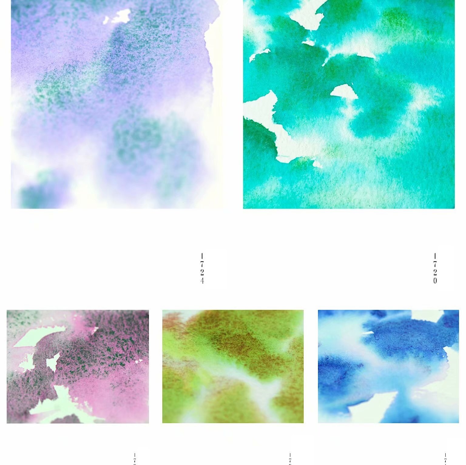 Super Vision 5-color layered watercolor paint packaging Art Supplies