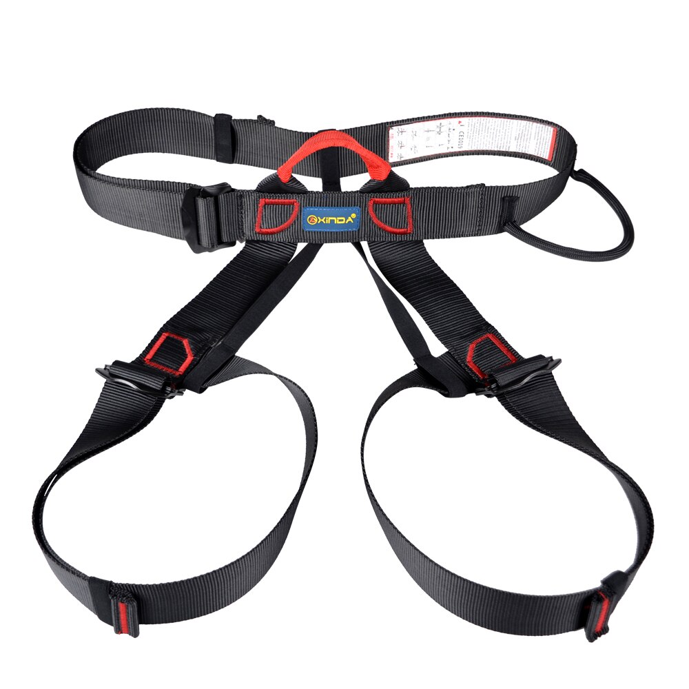 Xinda Outdoor Sports Safety Belt Rock Mountain Climbing Harness Waist Support Half Body Harness Aerial Survival