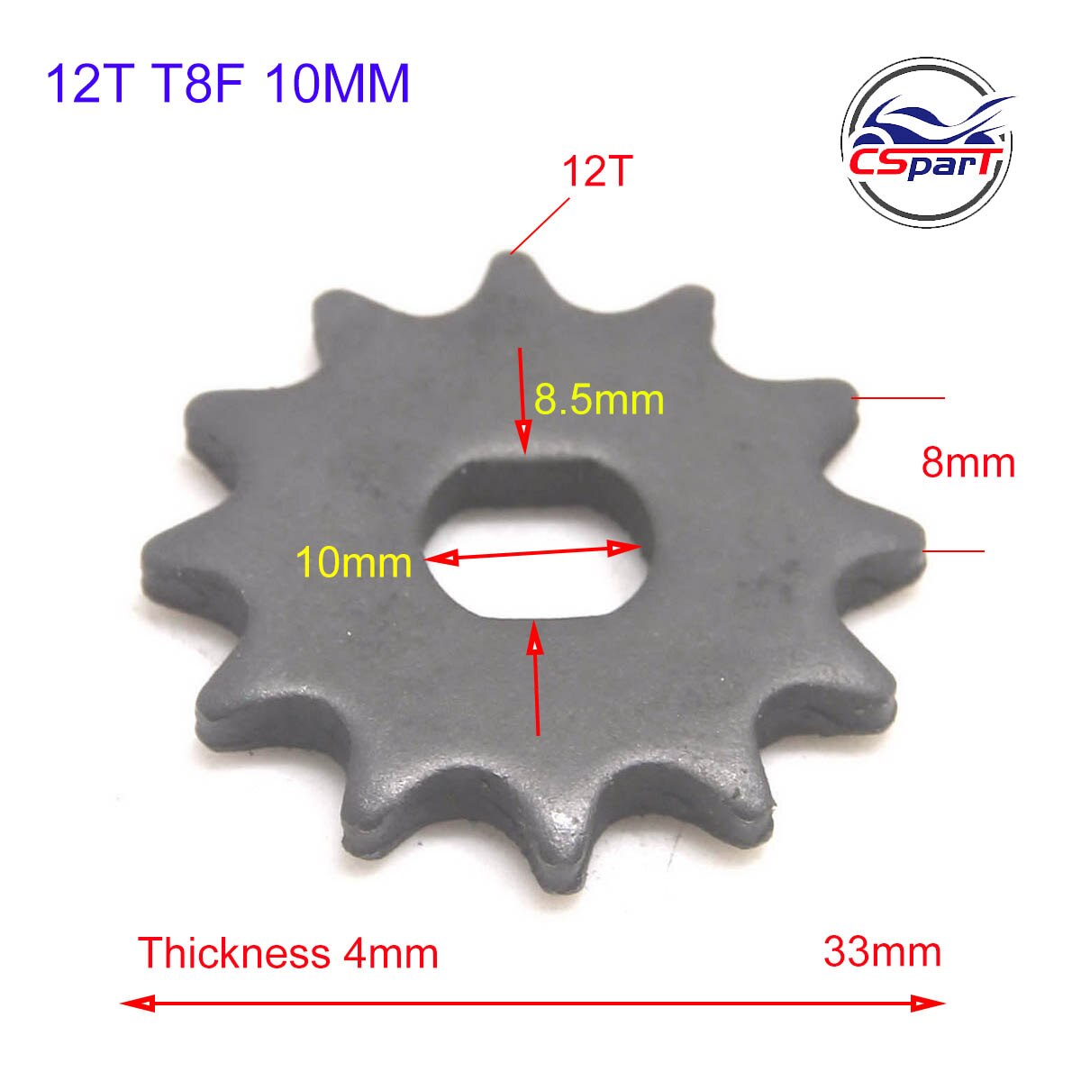 9 10 11 12 13 14 15 tann 9t 10t 11t 12t 13t 14t 15t t8f tannhjul 10mm til barberhøvel evo izip 500w 1000w elektrisk scooter: 12