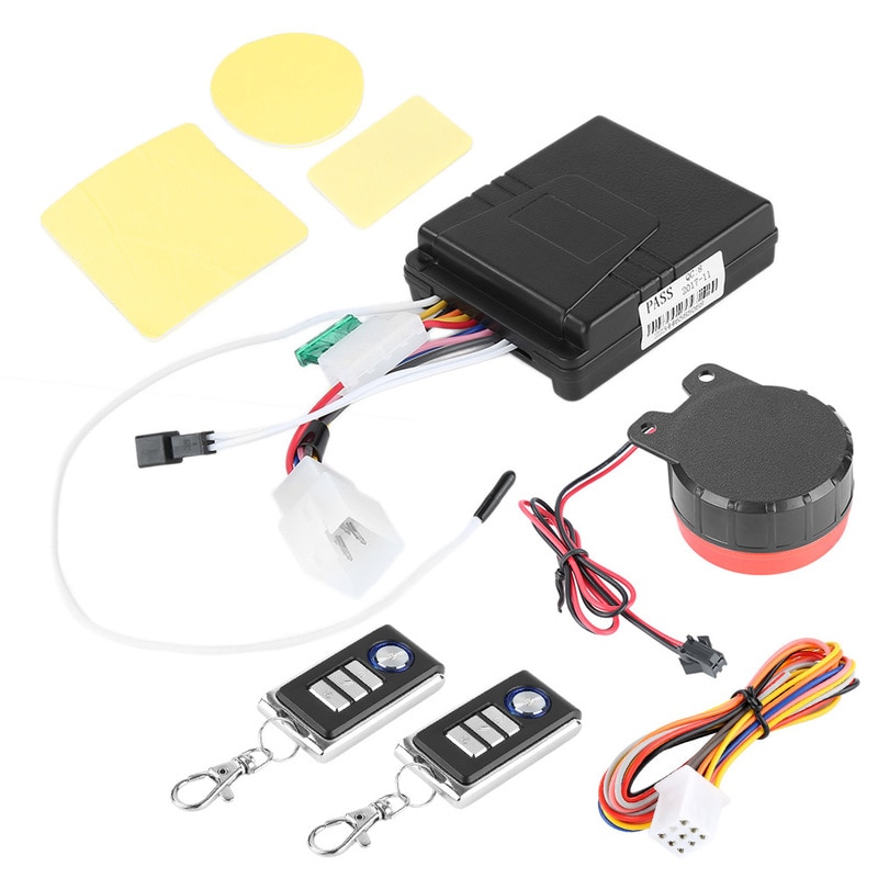 Sistema de alarma de seguridad antirrobo para patinete, Universal, protección antirrobo para motocicleta, accesorios para motocicleta