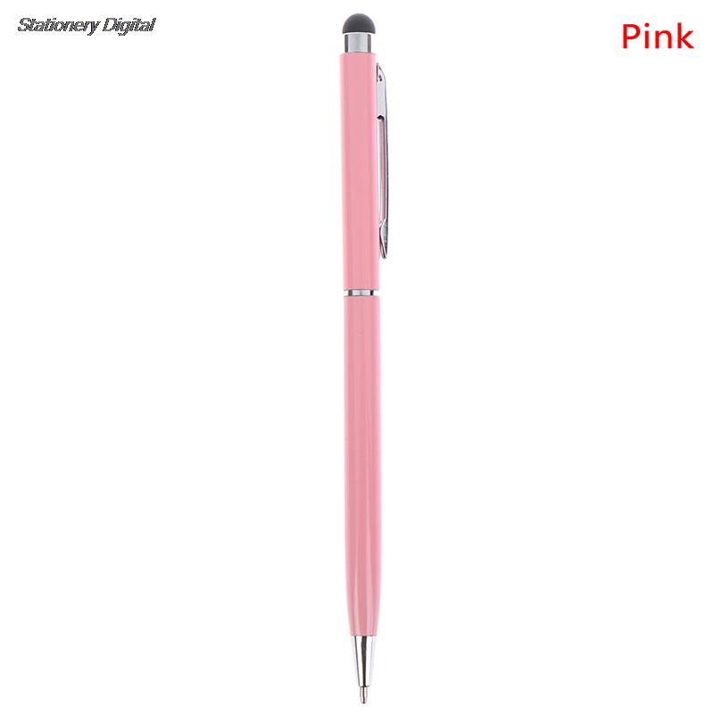 2 in 1 Pen Touch Pencil for Tablet iPad Cell Phone PC Capacitive Pen Screen Stylus Capacitive Resistive: green
