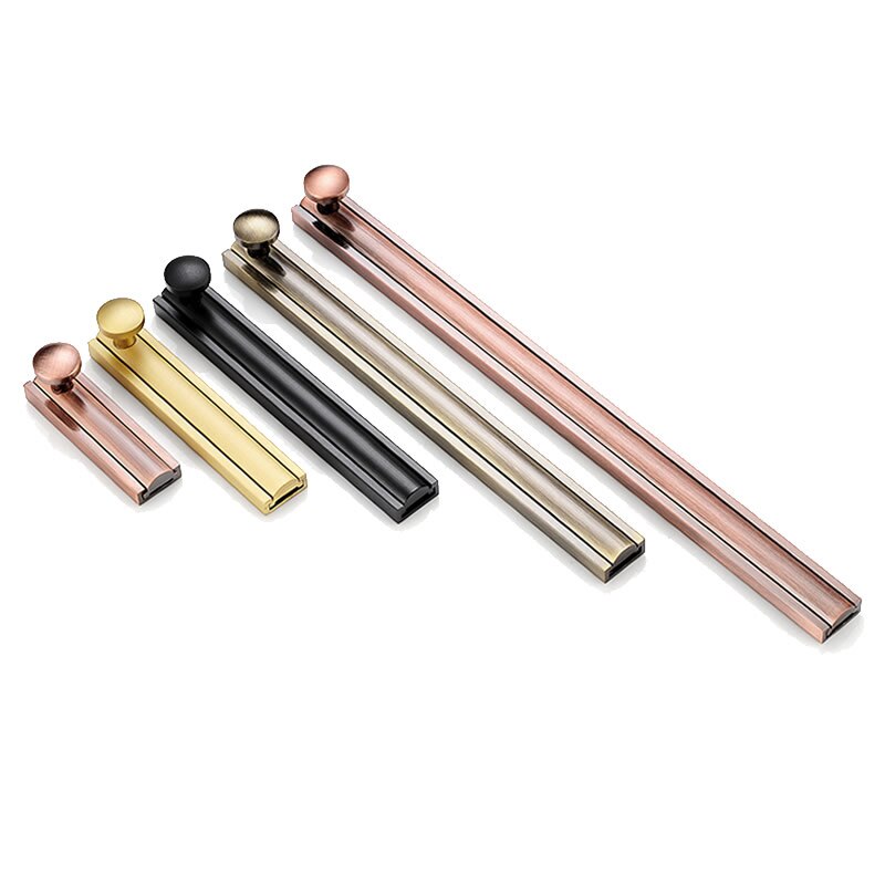 Verrou en laiton monté en surface, serrure de porte Invisible, boulon, solide et robuste, simple, solide et robuste