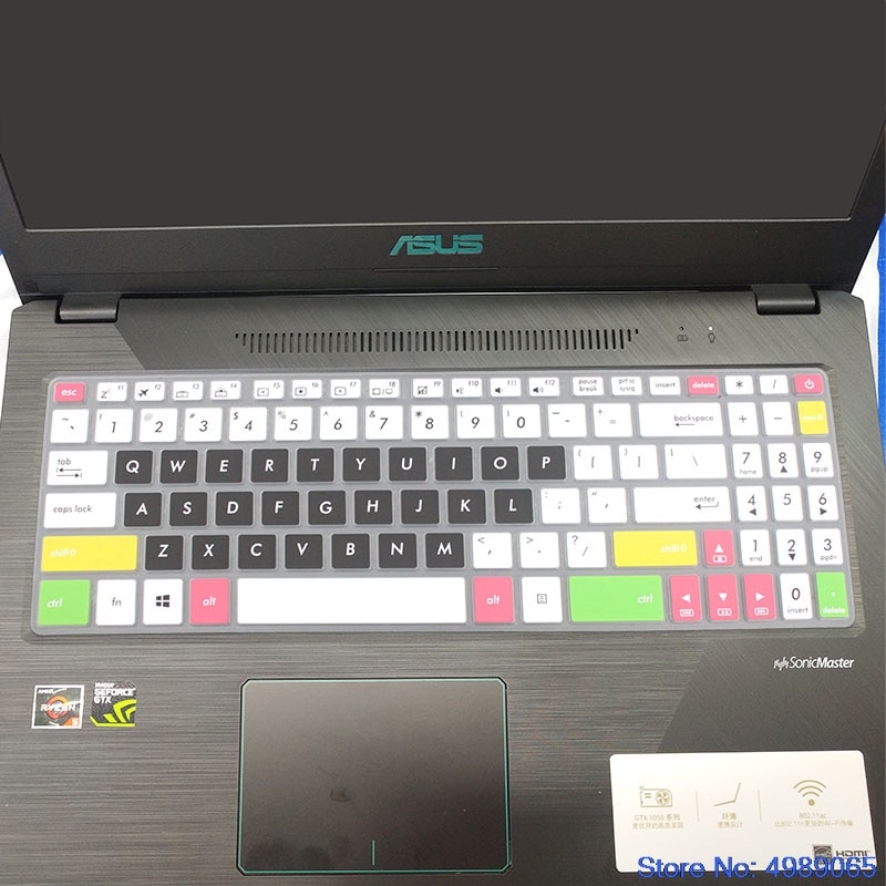 Laptop Notebook Keyboard Cover Skin Protector for Asus FX570UD FX570U FX507ZD FX570 UD ZD FX YX 570 X570Z X570ZD X570UD 15.6