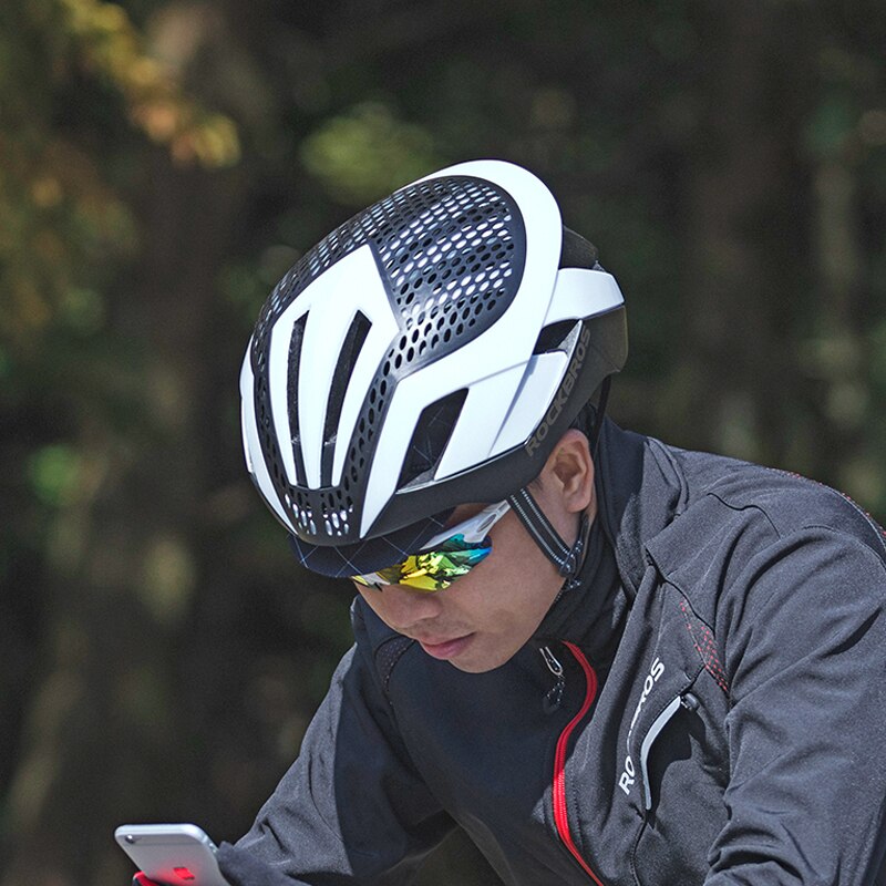 ROCKBROS 3 in 1 Cycling Bike Bicycle Helmet EPS Reflective MTB Road Bicycle Men Safety Light Helmet Integrally-Molded Pneumatic