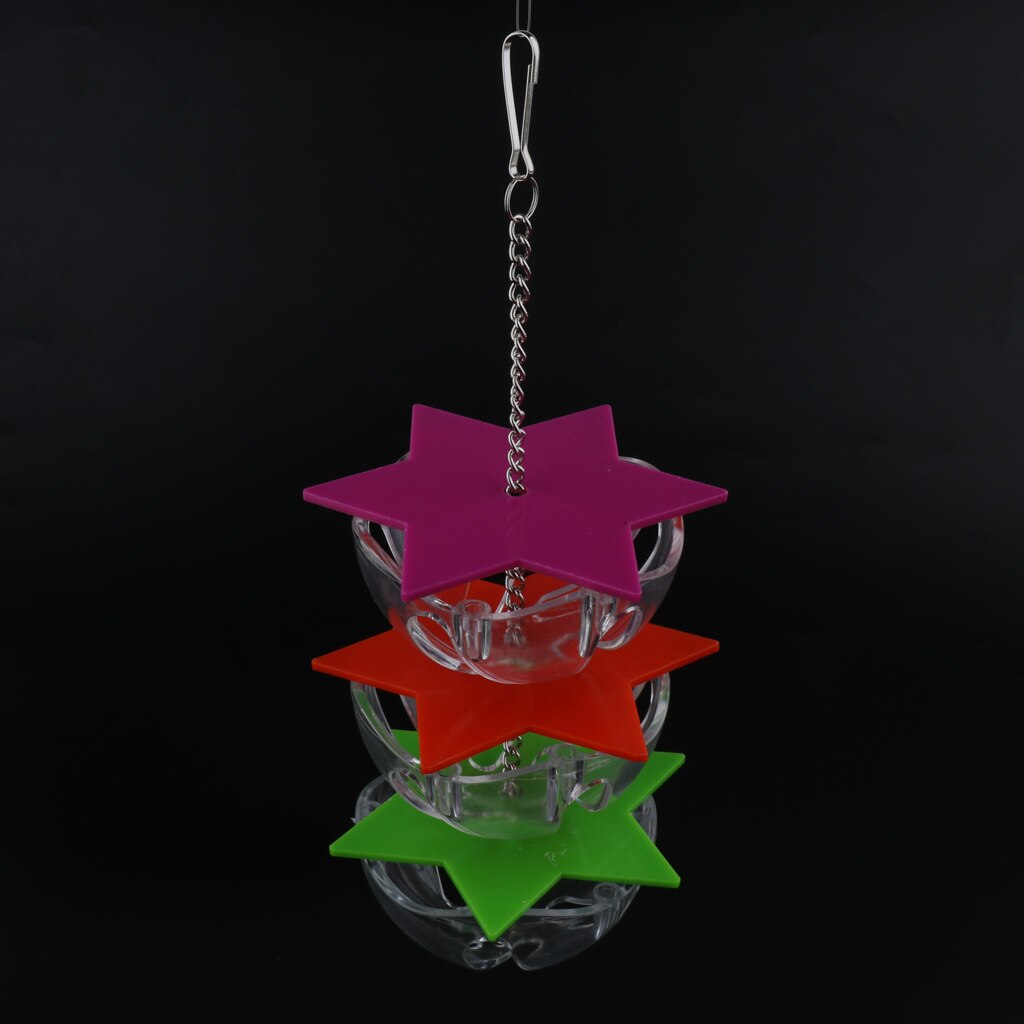 Parrot Foraging Toy Feeder Bird Cage, 6 Styles - pick: three layer 01