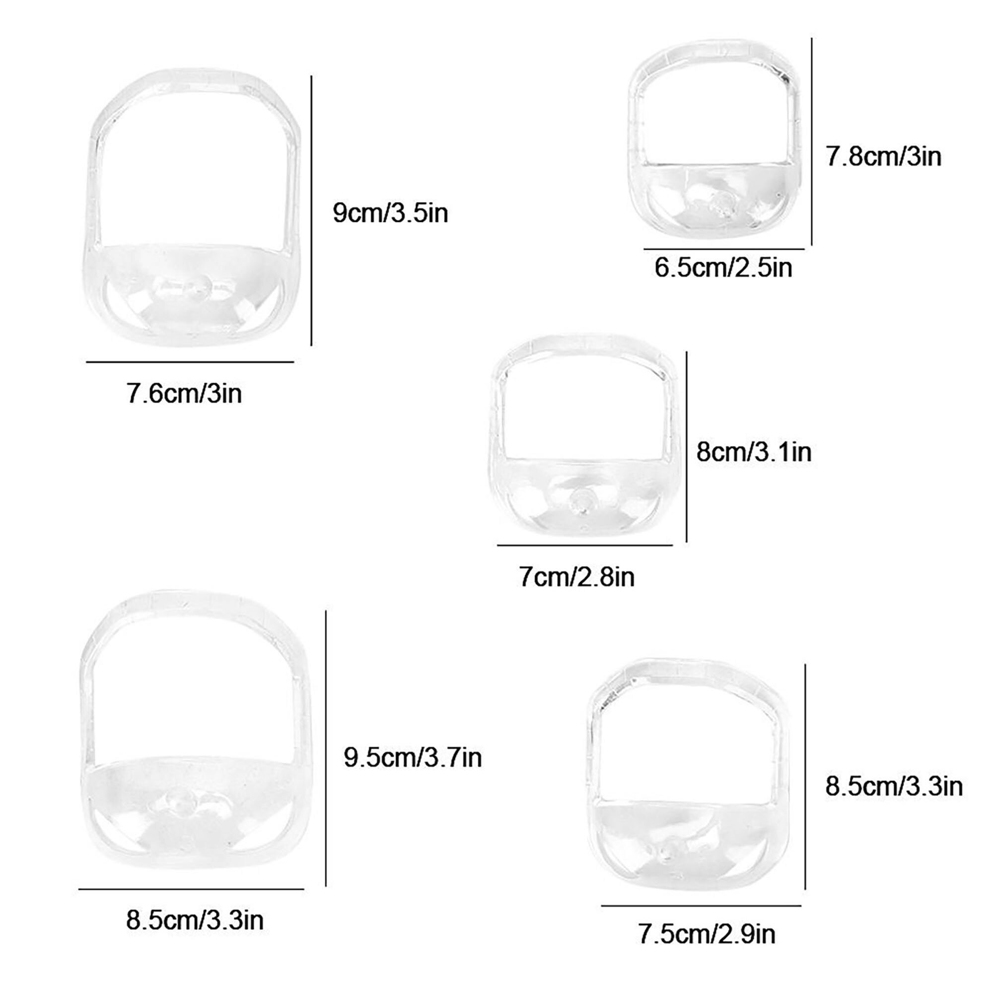 Beard Template, Goatee Outliner Mustache Contour Styling Tool for Man (White)