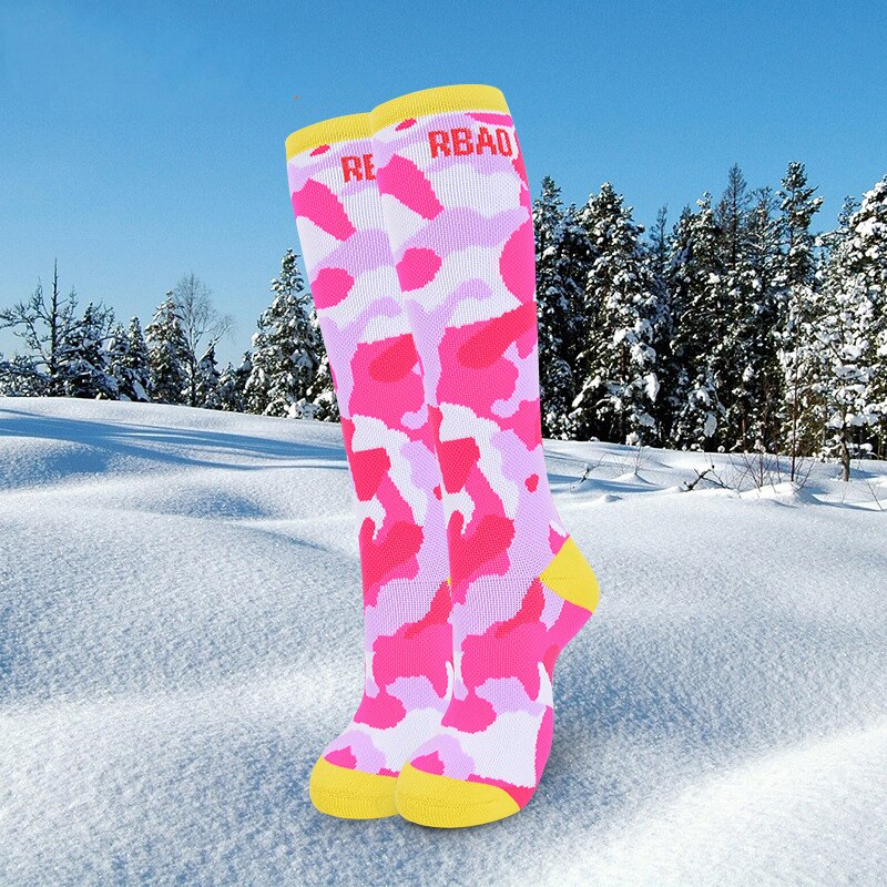 Kid Ski Socks Boys and Girls Winter Breathable Warm Snowboard Socks Children&#39;s Thickened Outdoor Sports Socks