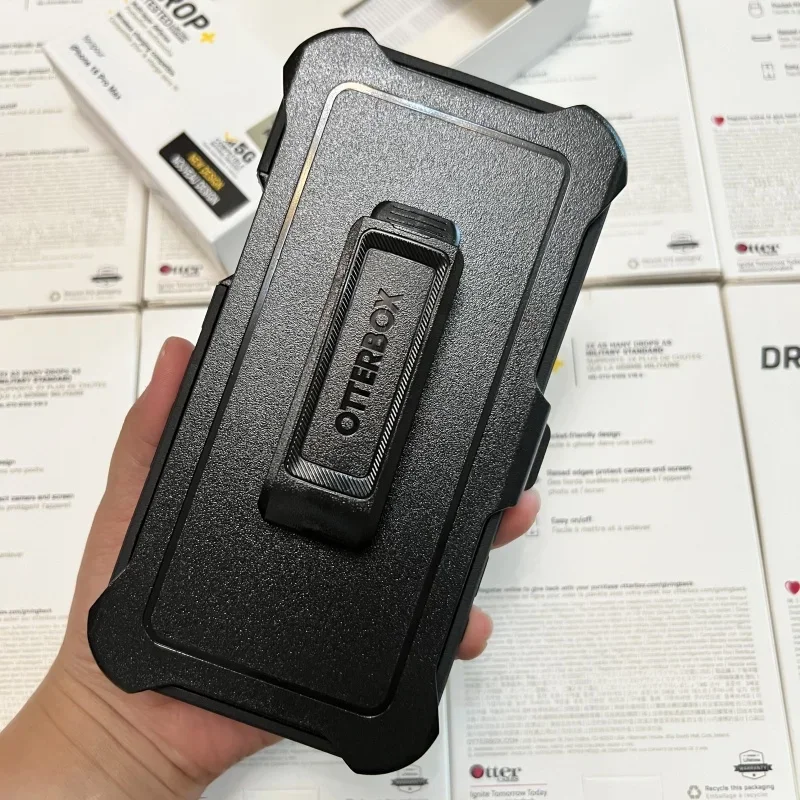 OtterCase For iphone 15 16 pro max 16plus 15plus 3 in 1 With Clip Type Defender with magsafe Series OT Box With Package