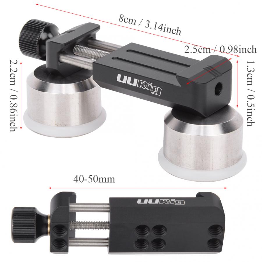 UURig R025 Universal Camera Gimbal Counterweight Quick Release Clip Photography Equipment Accessories