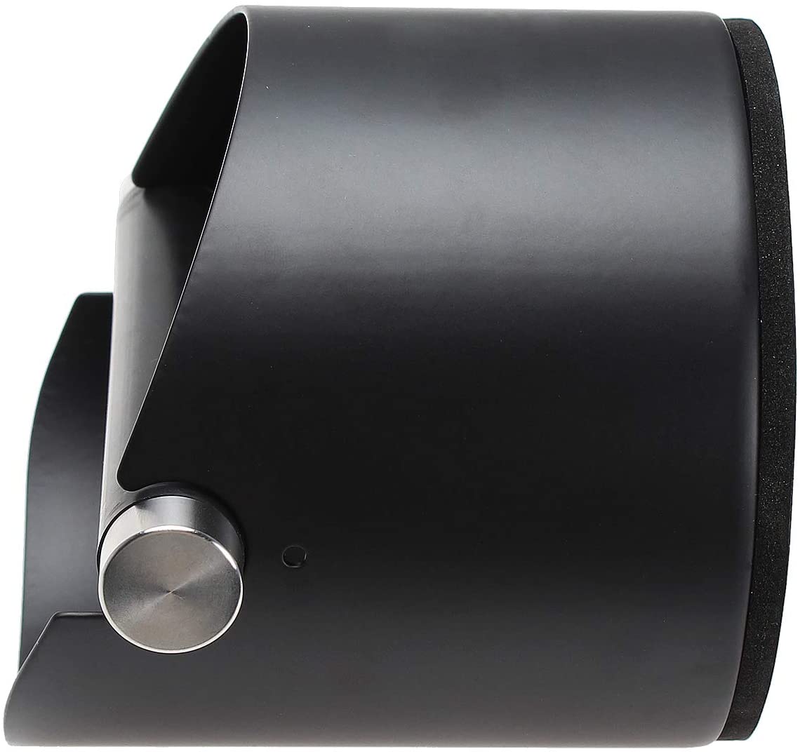 Espresso Knock Box, Stainless Steel Coffee Grounds Knock Box, With Removable Knock Bar and Non-Slip Rubber Base