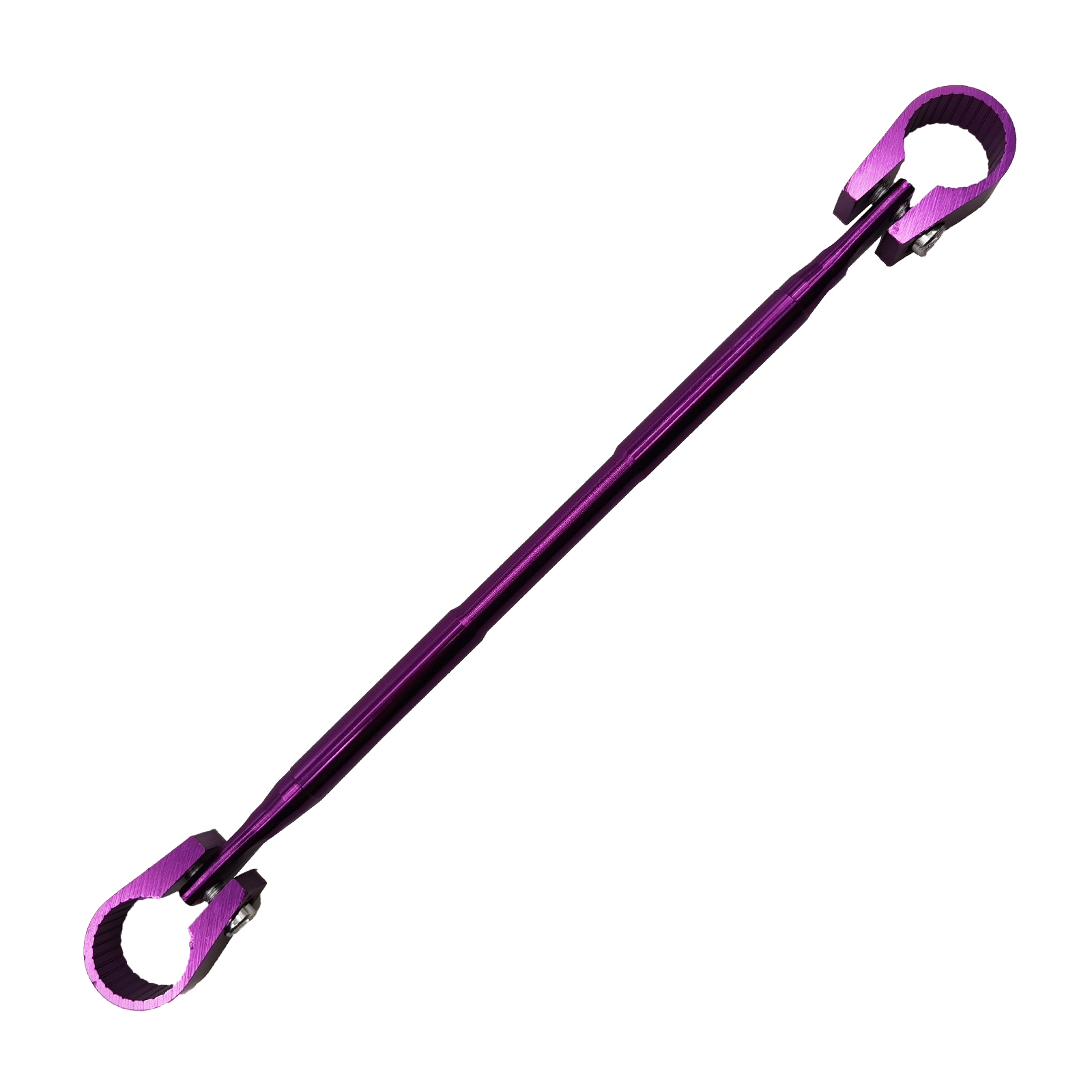 Attelle de guidon de moto en alliage d'aluminium, barre transversale modifiée, renforcement de la barre de poignée, pince d'équilibre, croix de faisceau, 22mm: Violet