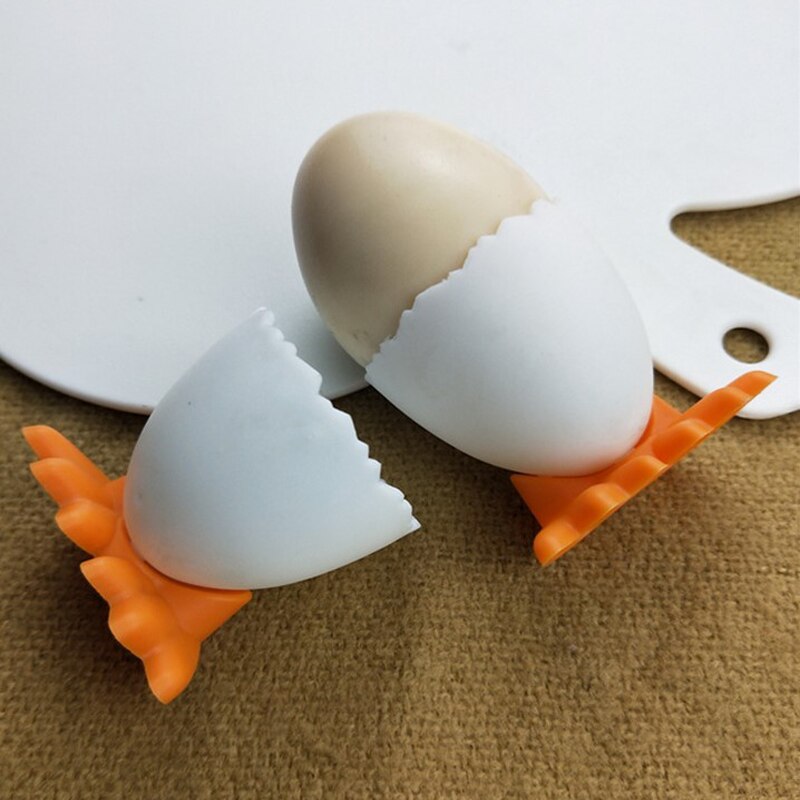 Egg Holder Cute Egg Cup Holder Egg Opener Separator Kitchen Tools Accessories Kitchen Supplies Boiled Eggs Container
