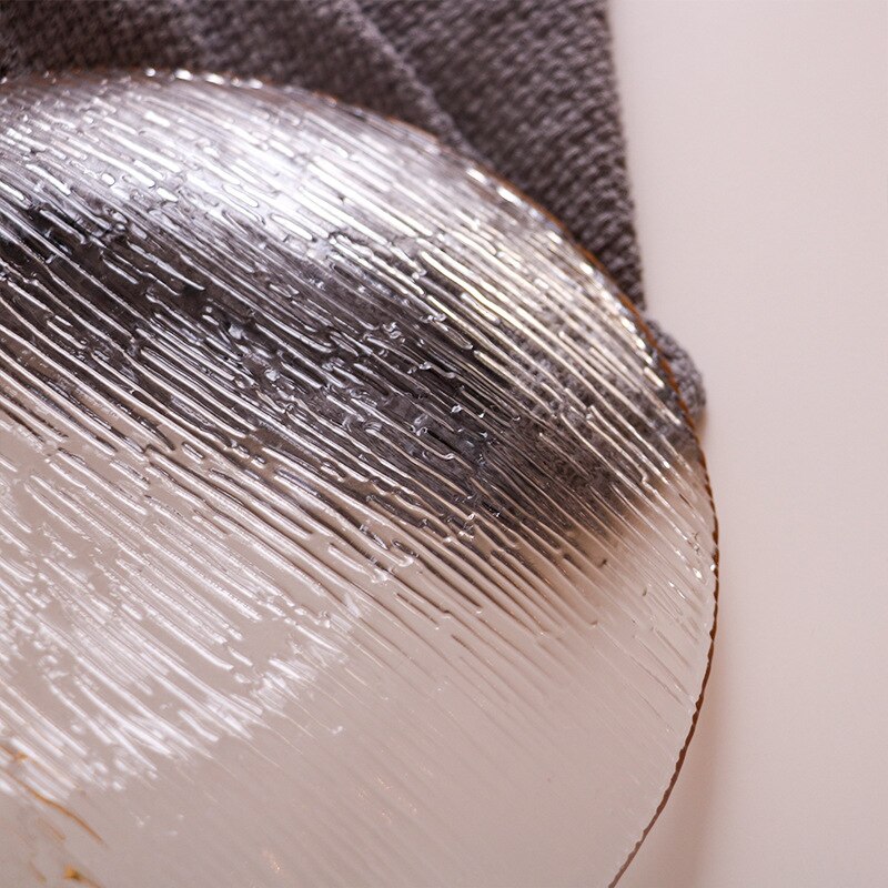 Assiette en verre créative avec bord doré, motif œil de marteau Transparent, assiette de cuisine occidentale, assiette à Steak, tapis de Table, fruits ménagers