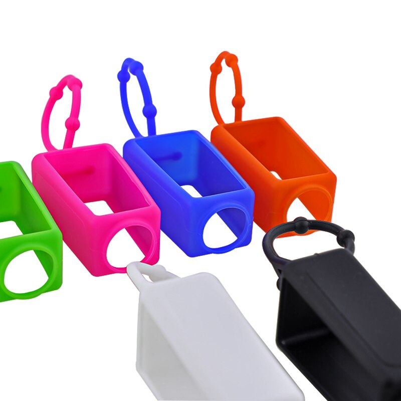 30ml Silicone Hand Dispenser Pumps Travel Portable Sanitizer Safe Gel Mini Hand Holder Disposable No Clean Detachable Cover