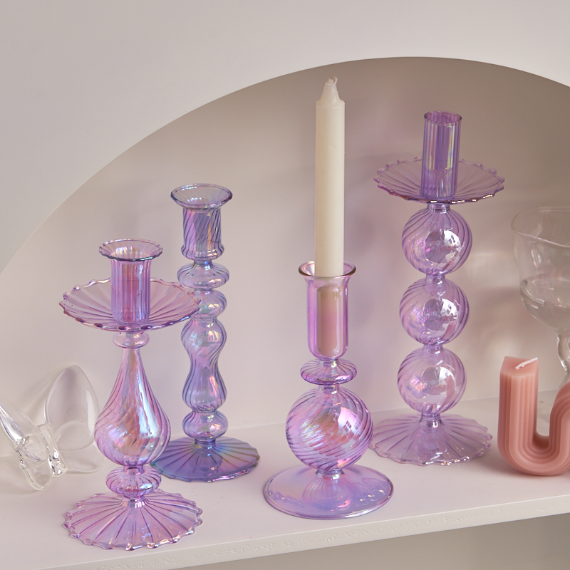 Candelabros nórdicos para decoración del hogar, candelabro de flores, palo de vela, boda, Navidad, 1 unidad