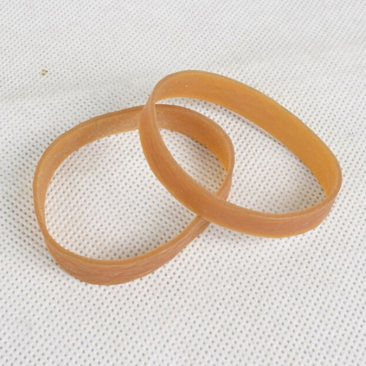 Ski brake retainer rubber ring