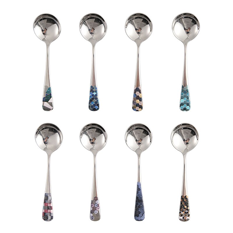 304 Roestvrij Stalen Lepel Keuken Koken Lepel Dessert Accessoires