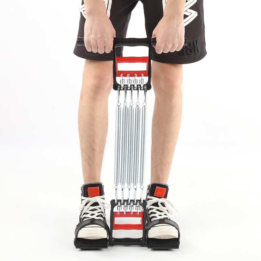 Fitness Equipment Multifunction Pedal Spring Chest Expander Three Purpose Fitness Equipment Removable