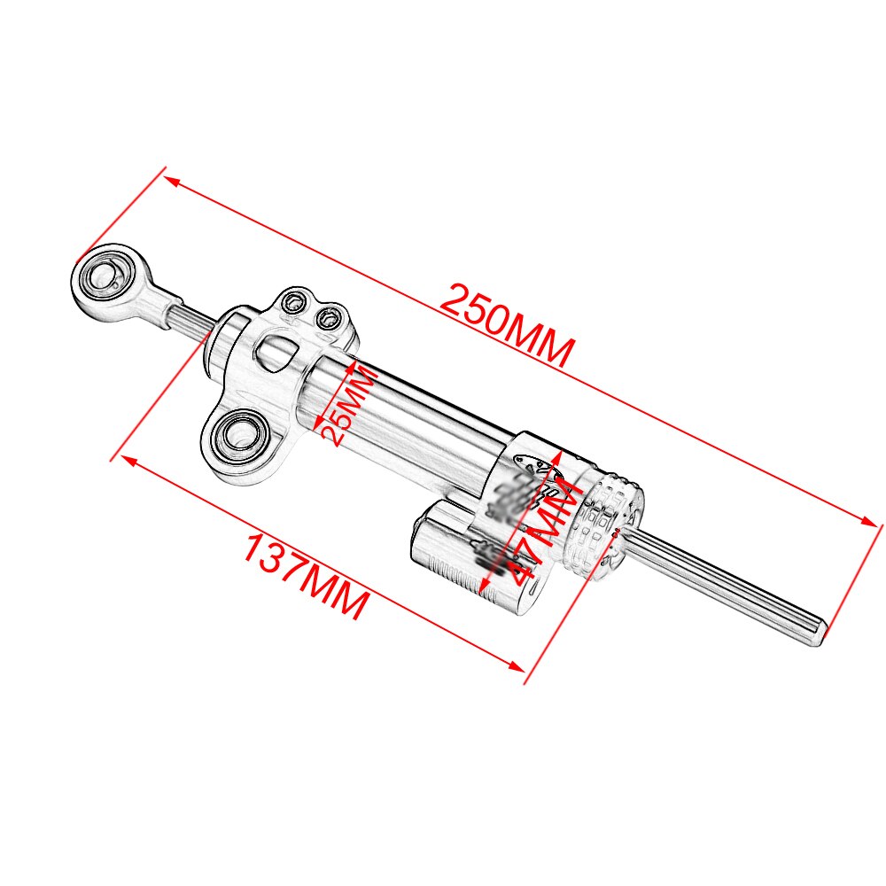 Universal Motorcycle Adjustable Steering Damper Stabilizer For Yamaha MT10 MT 10 MT-10 MT 07 MT-07 MT07 MT09 MT 09 MT-09