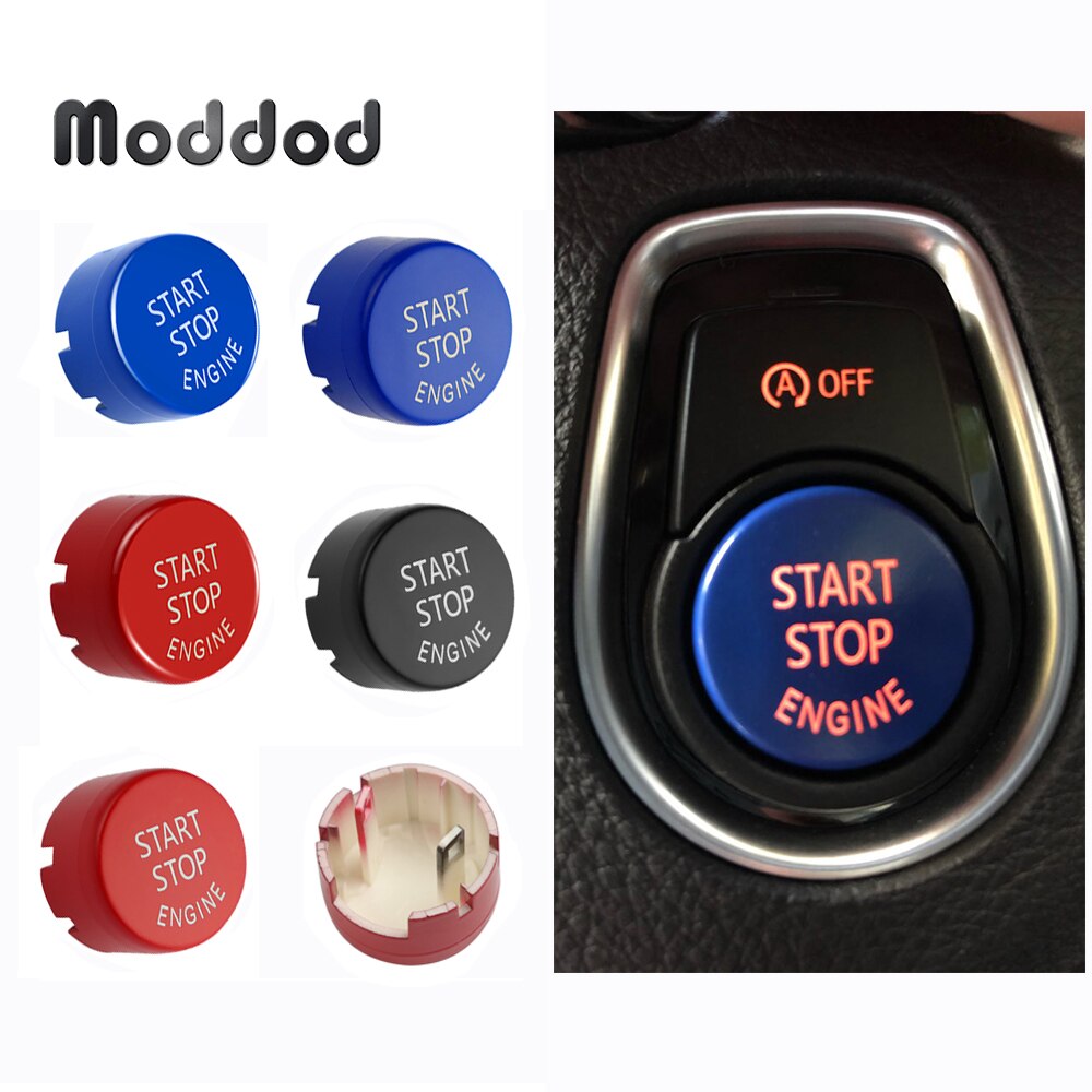 Engine Start Stop Button Cover for BMW F30 F10 F33 F15 F25 F48 X1 X3 X4 X5 X6 With Off Switch Replace Cap