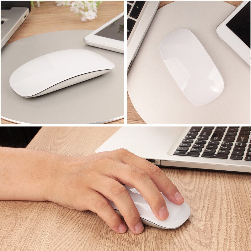 Draadloze Muis Stille Multi Arc Touch Muizen Ultradunne Magic Mouse Voor Laptop Ipad Mac Pc Macbook Met 2 kleuren