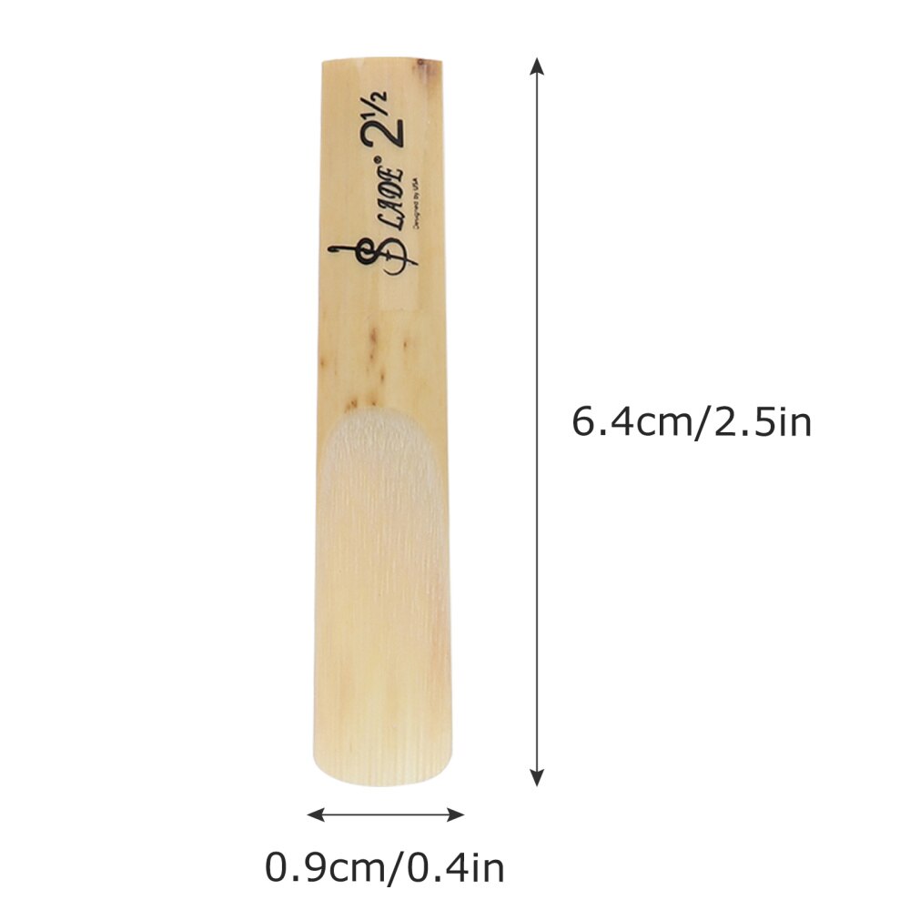 10 Stuks Saxofoon Rieten Sterkte 2.5 Traditionele Riet Saxofoon Accessoire