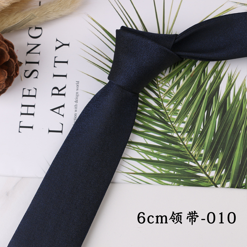 Cravatte sottili alla moda da 6 cm Cravatte classiche da uomo a righe scozzesi floreali Blu vino Cravatte da sposa Cravatte da uomo in poliestere intrecciato jacquard: giallo