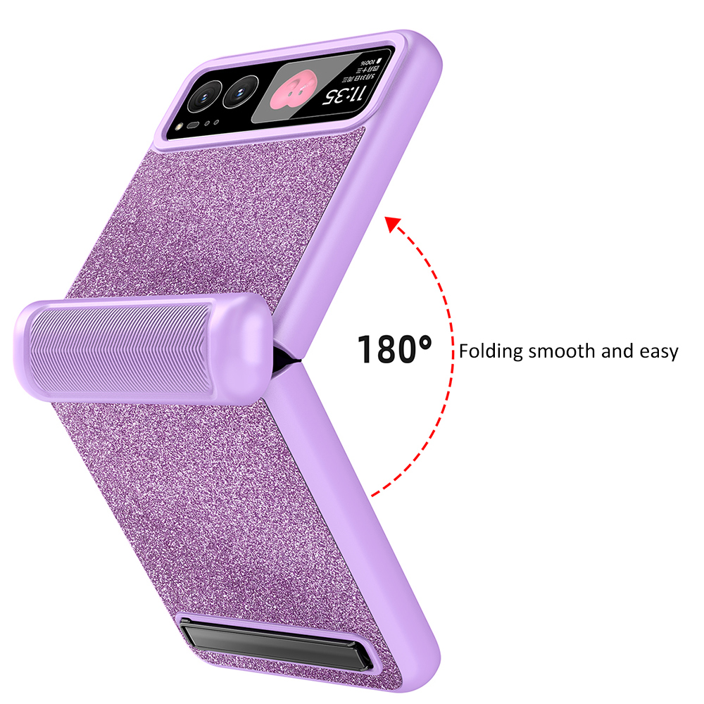 Fold Hinge Case For Motorola Razr 40 / Razr 3 Woman Girl Fall Protector Protection Cover