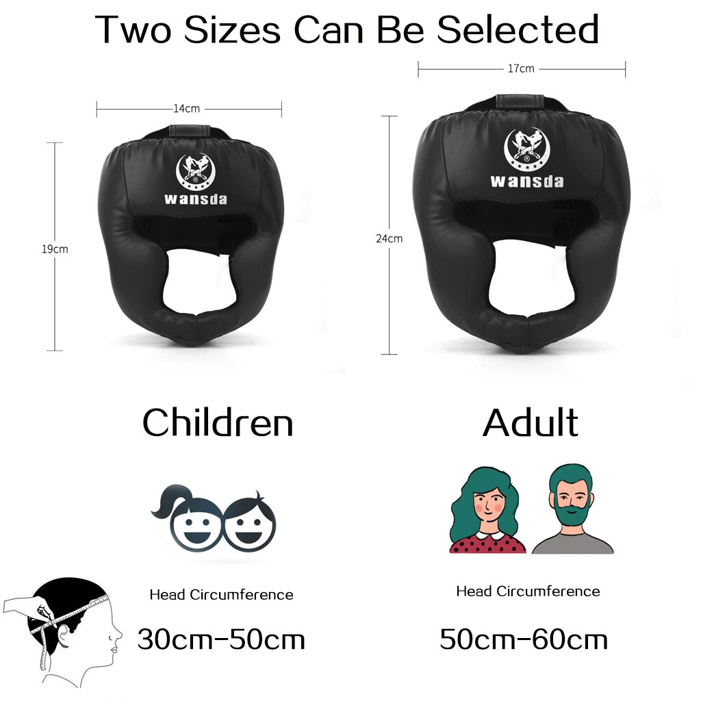 casco protector de boxeo para hombres y mujeres Pu Karate Muay Thai Lucha Libre Mma Sanda entrenamiento adultos equipos infantiles
