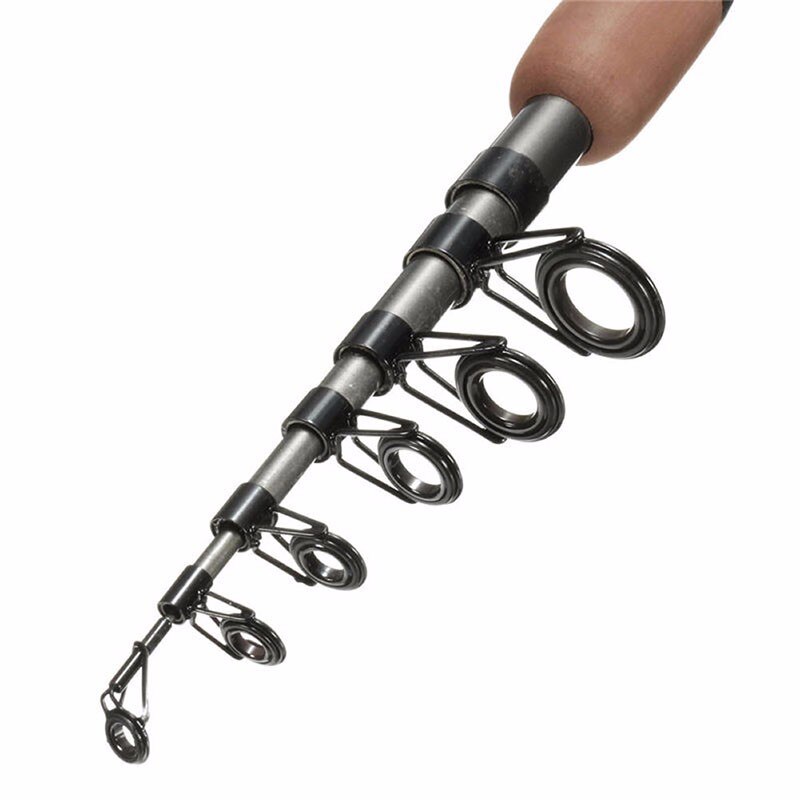 1.6m Portable Carbon Fiber Telescope Fishing Rod Travel Sea Rock Spinning Pole
