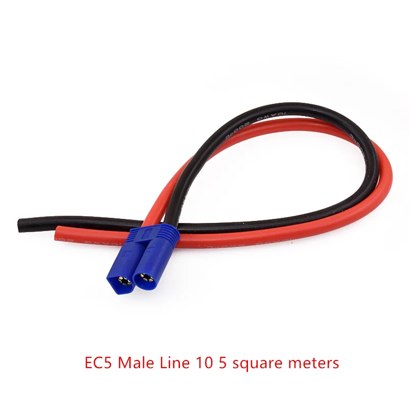 RC Batterij Oplader 18 AWG 16AWG 12AWG 10AWG XT60 XT90 EC5 Plug Mannelijke Vrouwelijke Verlengkabel Draad Connector 10 CM/20 CM/30 CM: green / T-tak Connector