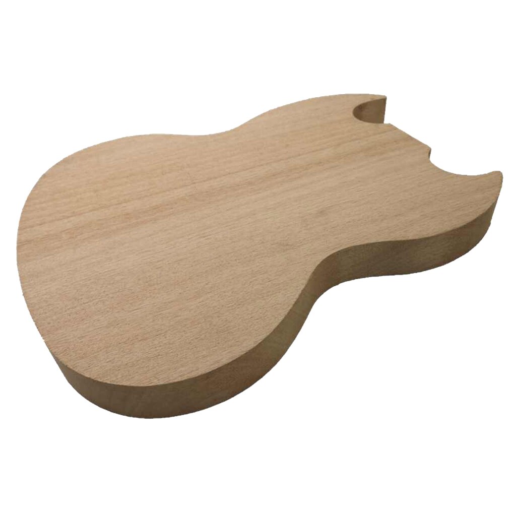 Okoumé bois guitare électrique corps blanc matériel Luthier approvisionnement guitare faisant Kit