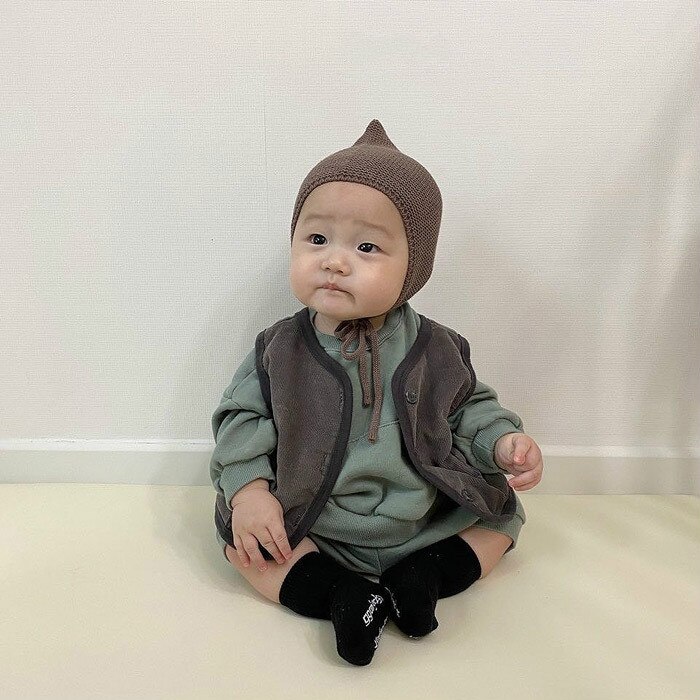 5500 Unisex 0-24M Baby Fall Vests Baby Girl Winter Waistcoats Cardigan Corduroy Children's Clothing Toddler Vest Boy Jacket Vest