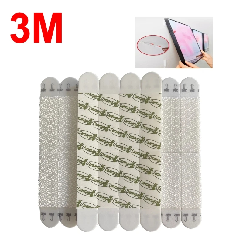 10 stuks 3M Command foto-ophangstrips schadevrij hangende fotohangers, geen gereedschap muurophangstrips medium en klein ﻿