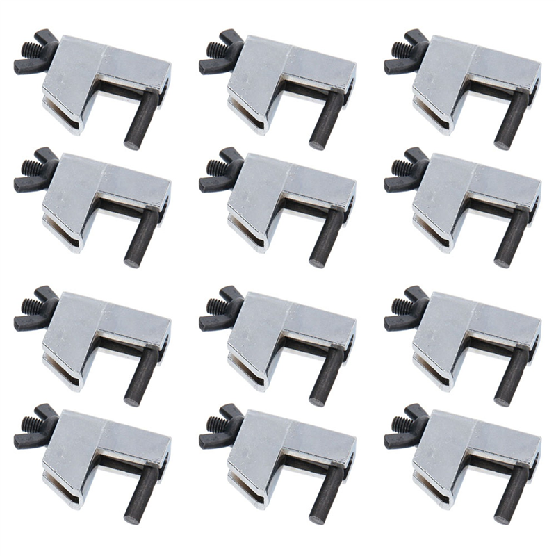 HLZS-remleidingklem, 12-delige slangklemtang, metalen remleidingklem geschikt voor flexibele slangen brandstofslangen