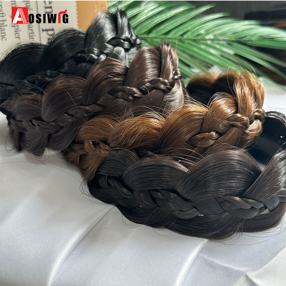 Synthetische Fishbone Geflochtene Stirnband Haar Gürtel Geflochtenes Haarband Böhmischen Stil Frauen Frisur Haarteile Kopfbedeckung Zubehör Bl