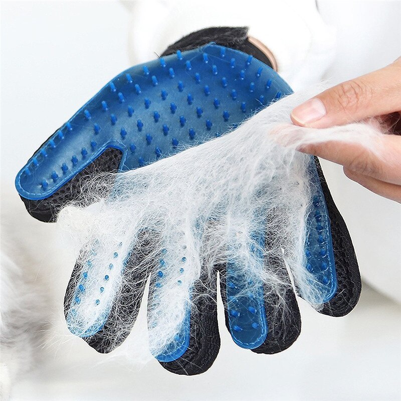 Small Dogs Deshedding fur fur Glove Accessories For Pets Supplies Cats Brush Magic Grooming Glove katten brosse chat honden kam