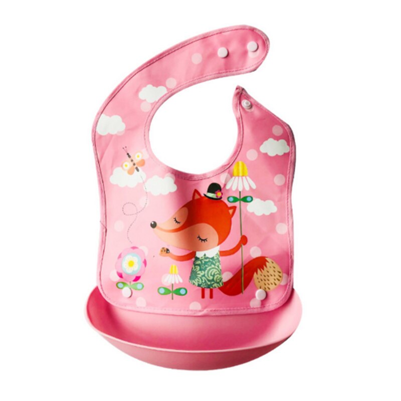 heißer Baby Zubehör Lätzchen Burp Tücher Kleidung Neue Wasserdichte Silikon Baby Lätzchen Waschbar Roll Up Crumb Catcher Fütterung: 5