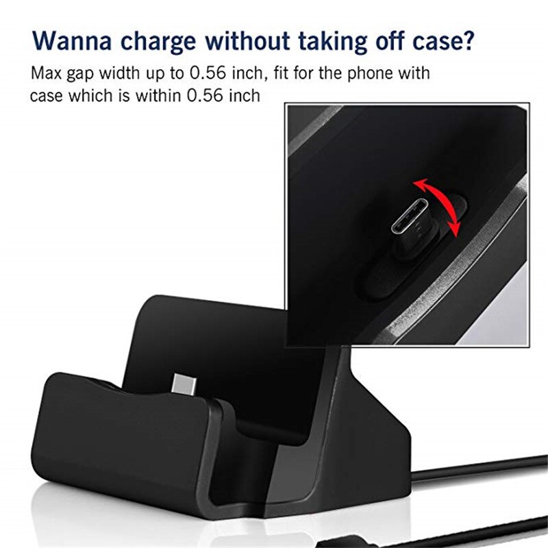 Type-C Dock Charger For Samsung Galaxy M40 M30 M20 A80 A70 A50 A40 A30 A20 A40s S10 S9 S8 Plus S10e USB Type-C Desktop Charging
