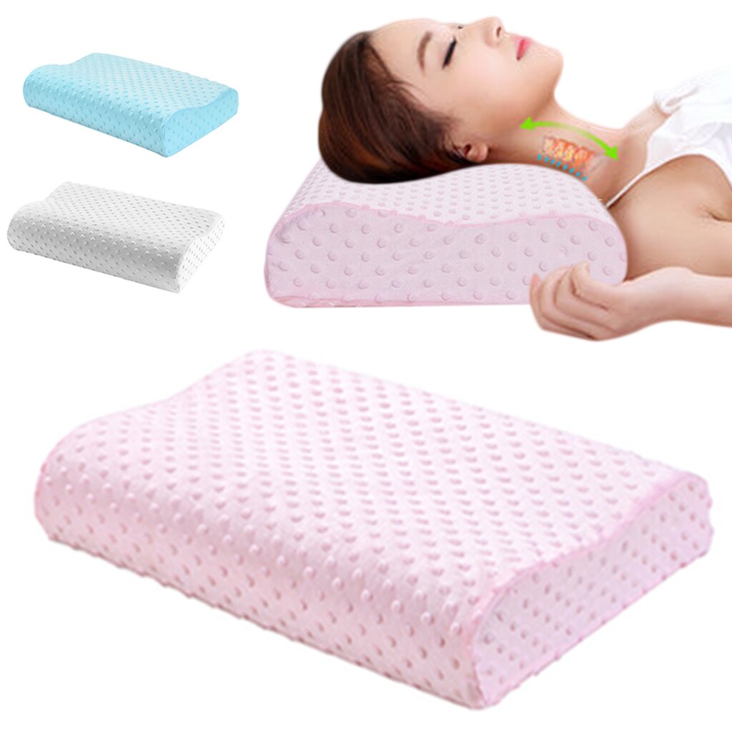 50*30cm memory foam kudde ortopediska kuddar livmoderhalscancer kudde fiber långsam återhämtning mjuka kuddar massageapparat livmoderhalssjukvård