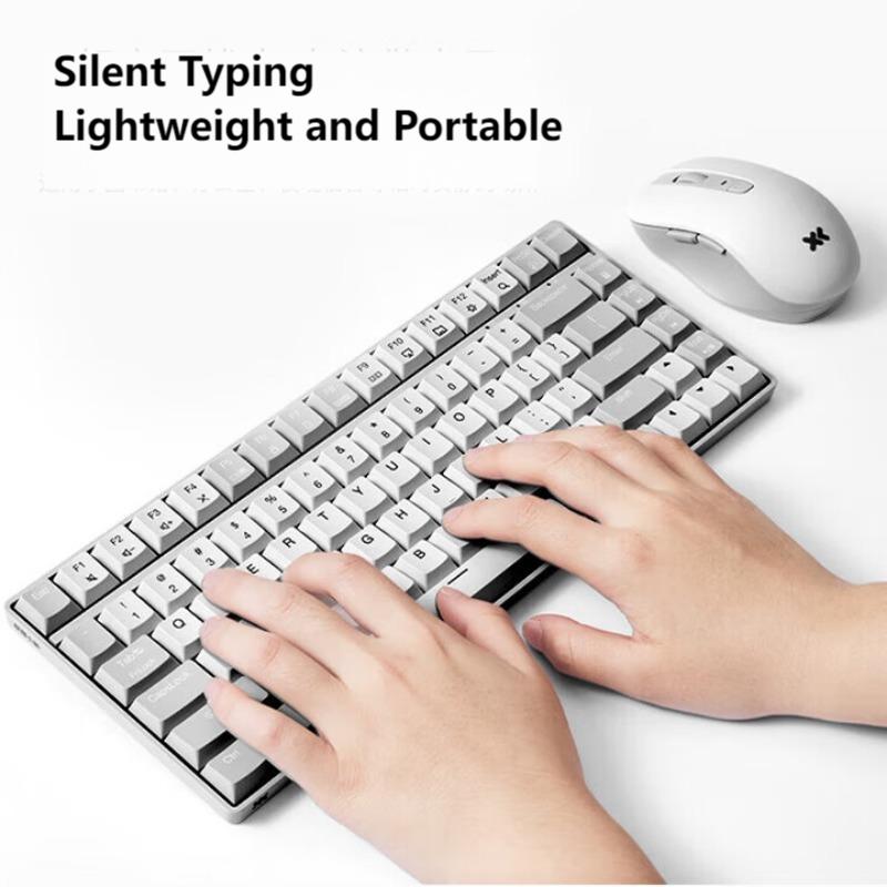 Lenovo 2.4G Wireless Keyboard Mouse Set K1P 98 Keys Standard Office Keyboards Gaming Digital Soft Keyboard For Laptop Tablet PC