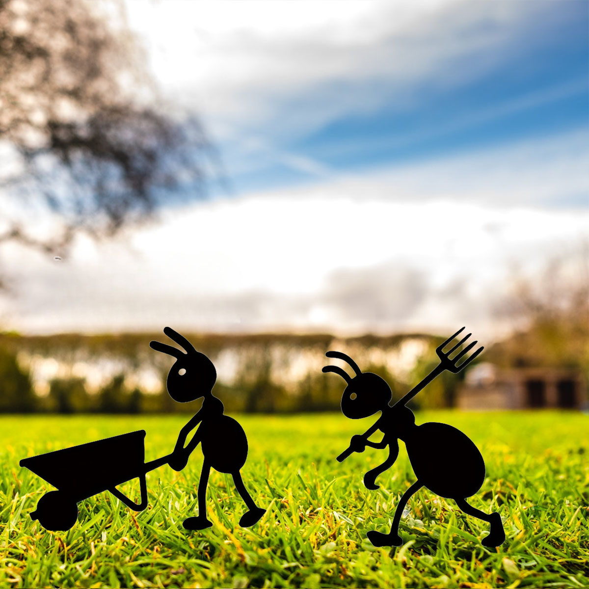 Rzeźba królika – puste figurki z kutego żelaza, odporne na kurz i realistyczne królik/wiewiórka robić ogrodu, domu i podwórka